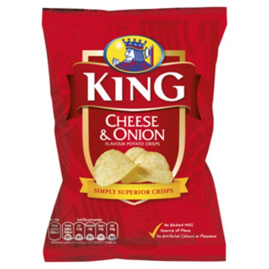 Picture of King Cheese & Onion STD 37g  x50